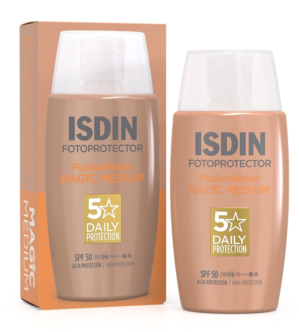 Isdin Fotoprotector  FusionWater Magic Medium  Color Spf 50 Solare 50 ml