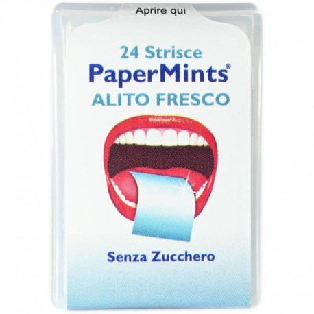 PaperMints Alito Fresco Senza Zucchero 24 Strisce