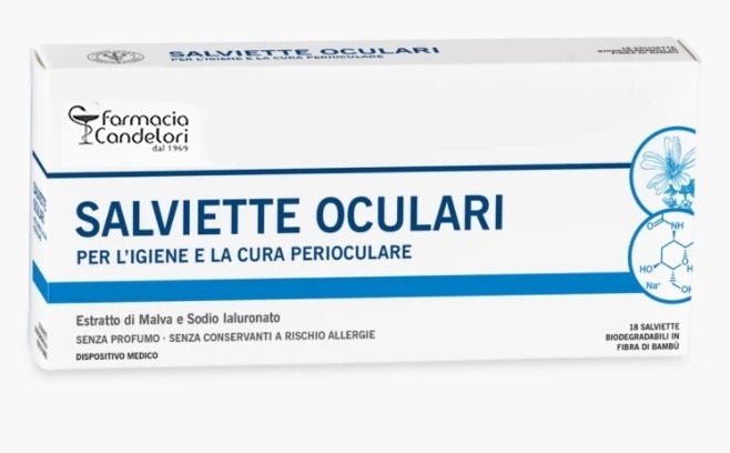 Farmacia Candelori Salviette Oculari 18 Salviette