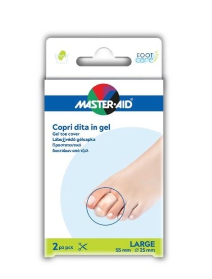 Master Aid Copri Dita in Gel 2 Pezzi Large 55 mm 25mm