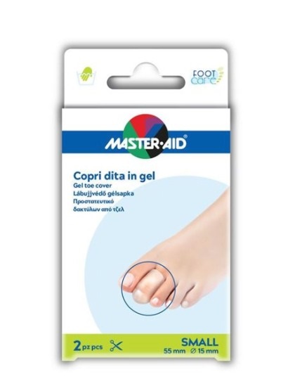 Master Aid Copri Dita in Gel 2 Pezzi Small 55 mm 15 mm