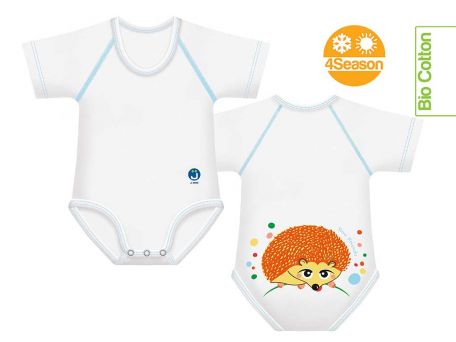 J Bimbi Body in Cotone Biologico Riccio 0-36 Mesi Taglia Unica Maschio