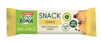 Enerzona Snack Cookie Barrretta ricoperta di cioccolato al latte 33g