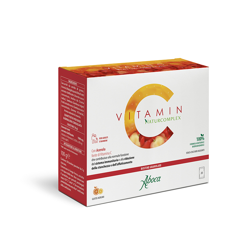 Aboca Vitamin C 20 Bustine Gusto Agrumi