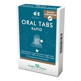 GSE Oral Tabs Rapid Gusto Liquirizia 12 Compresse