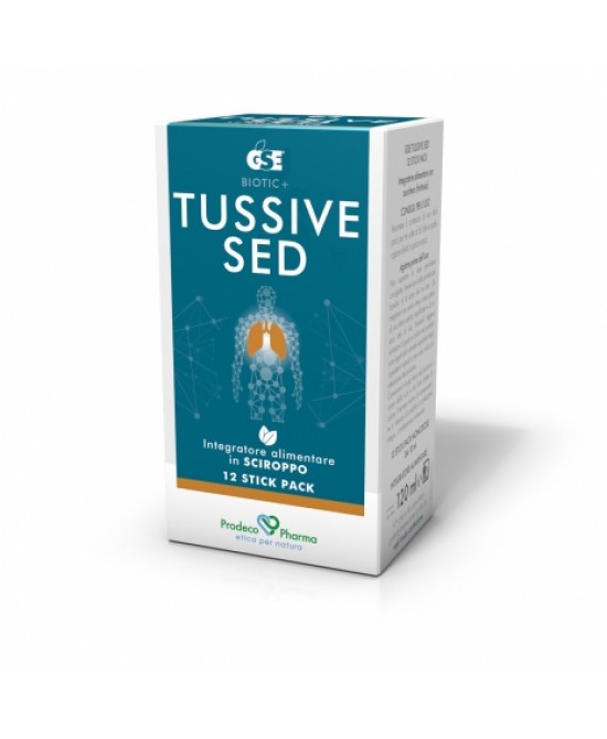 GSE Tussive Sed 12 Stick Pack da 10ml