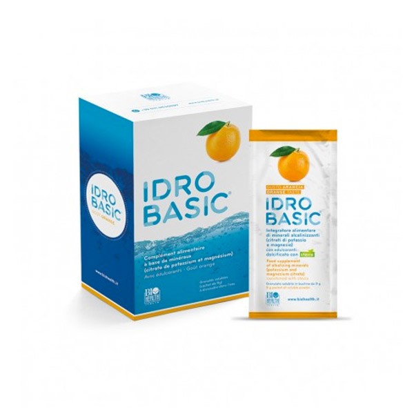 Idrobasic Citrato di Potassio e Magnesio 15 Bustine Arancia