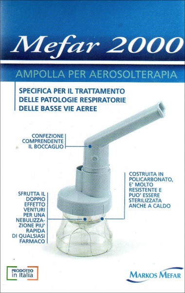Markos Mefar Air liquide 2000 ampolla per aerosolterapia