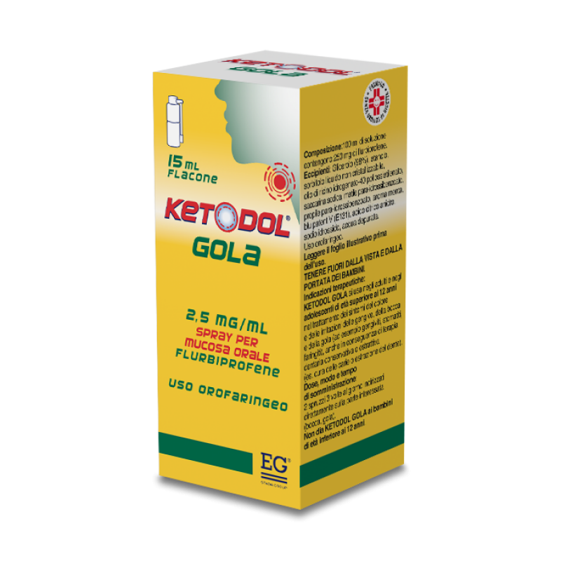 Ketodol Gola Collutorio Uso Faringeo 160ml
