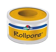 Master Aid Rollpore m5x5cm Cerotto in Tessuto Non Tessuto Bianco