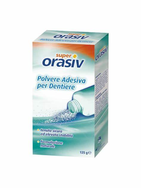 Orasiv Polvere 125g Polvere Adesiva per Dentiere