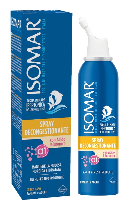 Isomar Spray Decongestionante con Acido Ialuronico 100ml