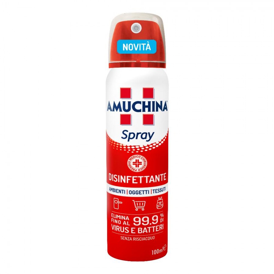 Amuchina Spray Disinfettanti Ambienti Oggetti Tessuti 100ml