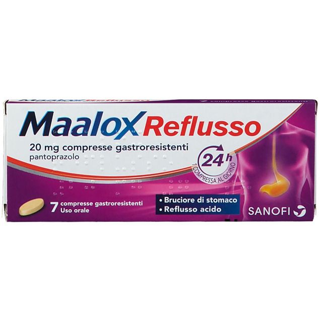 Maalox Reflusso 7 Compresse 20mg