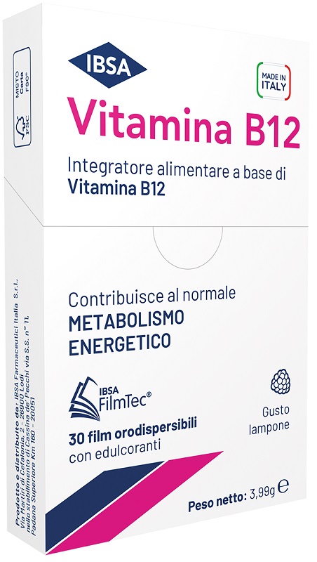 Ibsa Vitamina B12 Gusto Lampone 30 Film
