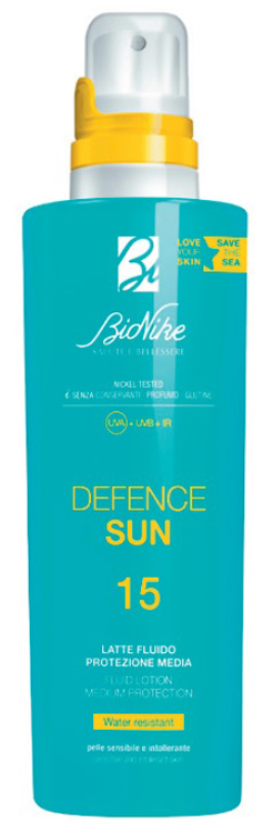 Bionike Defence Sun 15 Latte Fluido Protezione Media 200ml