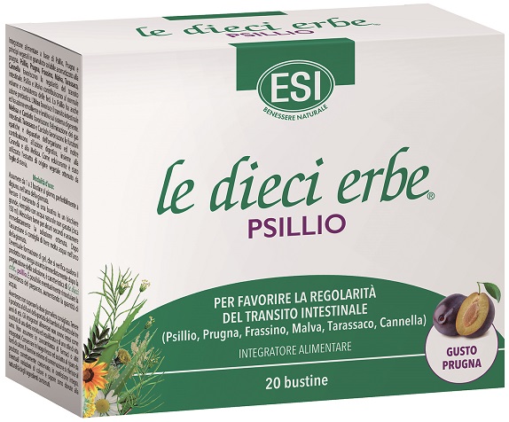 Esi Le Dieci Erbe Psillo Gusto Prugna 20 Bustine
