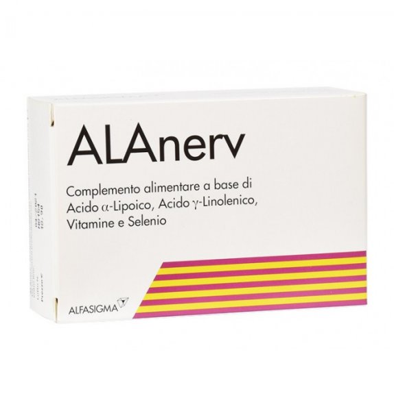 Alanerv 920 mg 20 Capsule Antiossidante