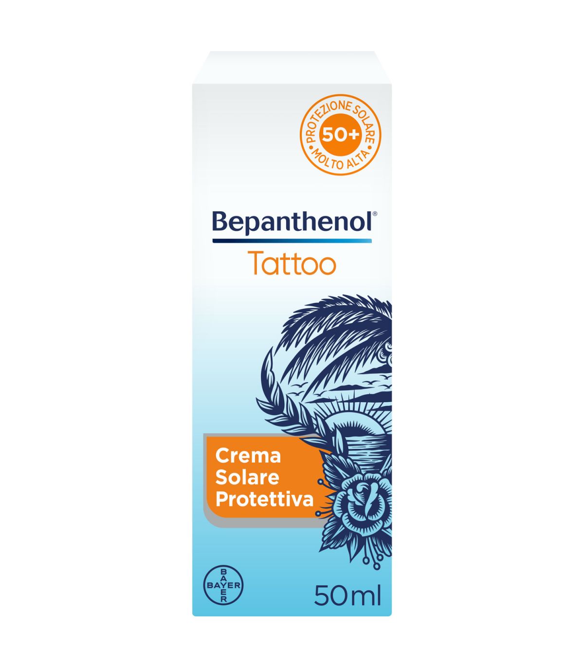 Bepanthenol Tattoo Crema Solare Protetttiva 50ml