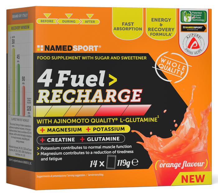 Named 4FUEL Recharge 14 Bustine