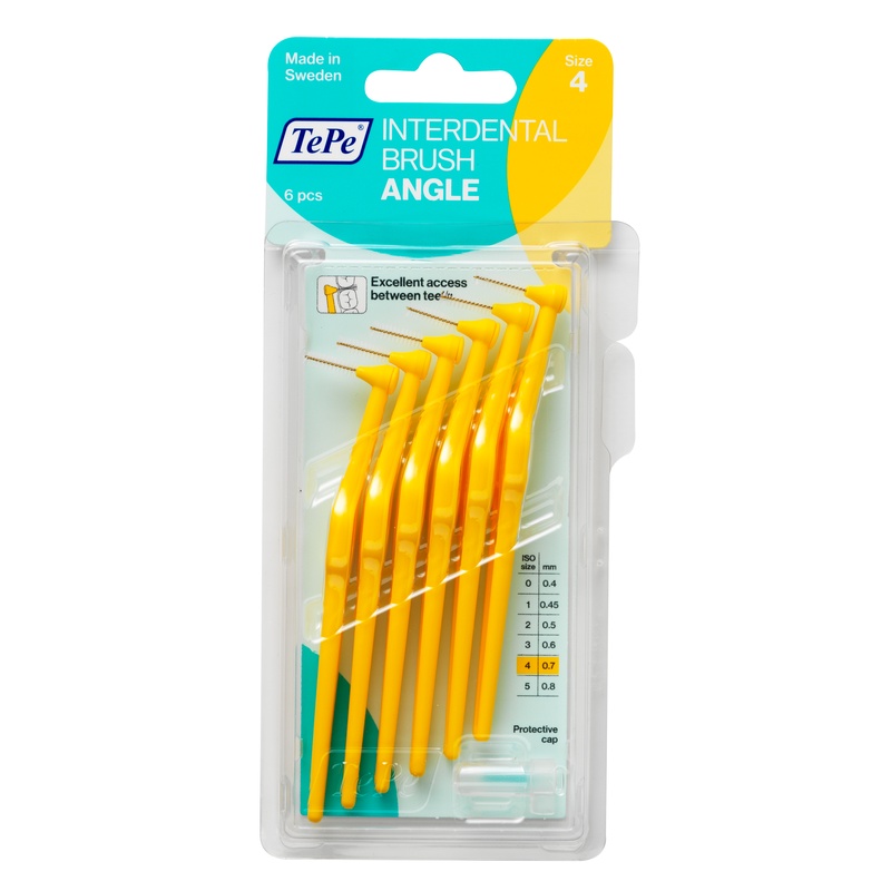 Tepe Angle 6 Scovolini misura 4 Giallo