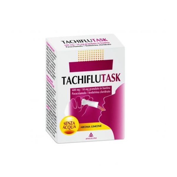 Tachiflutask 10 Bustine Limone Senza Acqua
