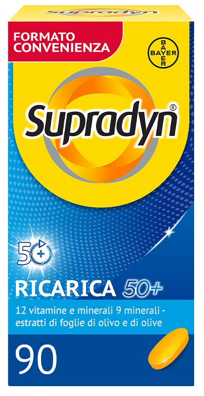 Supradyn Ricarica 50+ integratore con vitamine e minerali 90 compresse
