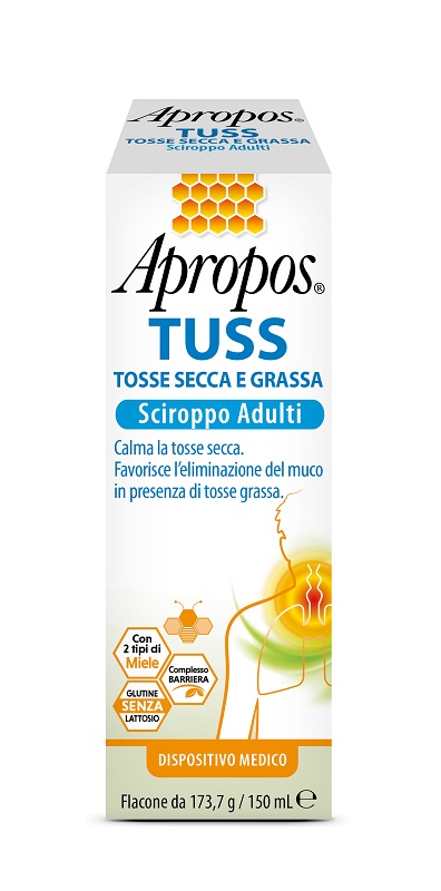 Apropos Tuss sciroppo adulti tosse secca e grassa