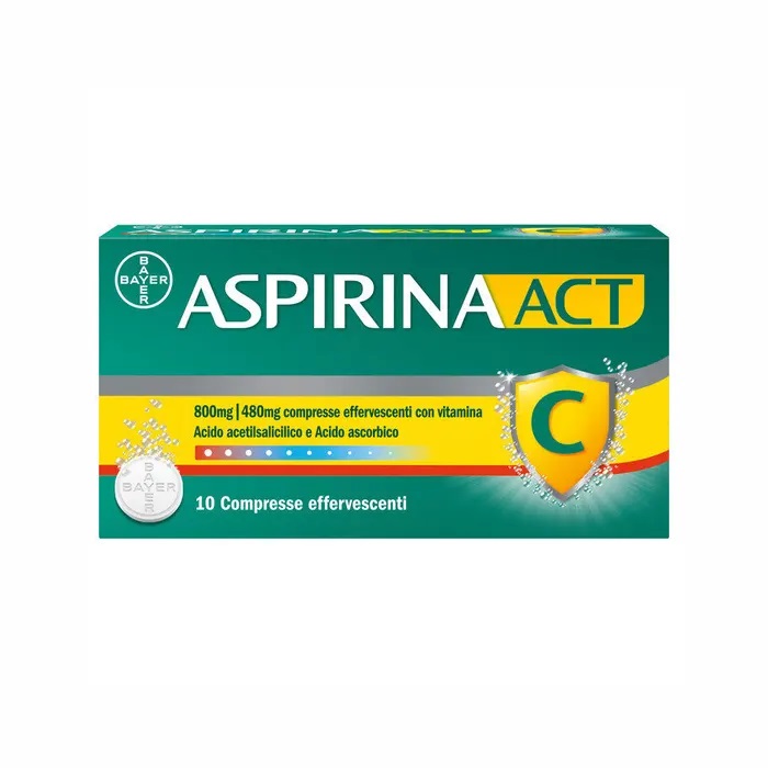 ASPIRINAACT*10CPR EFF800+480MG