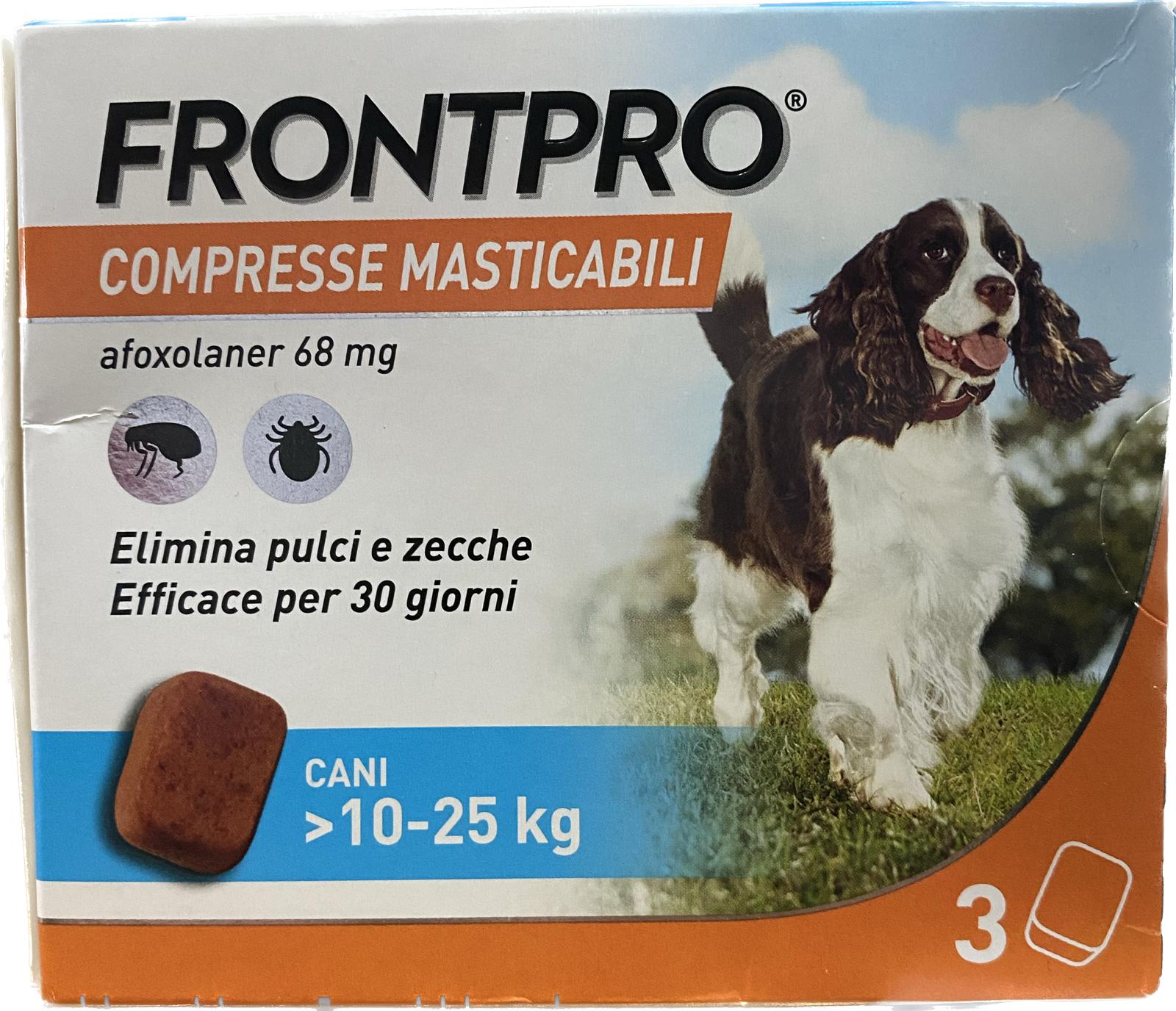 Boehringer Frontpro Compresse Masticabili 3 Compresse cani  10-25Kg