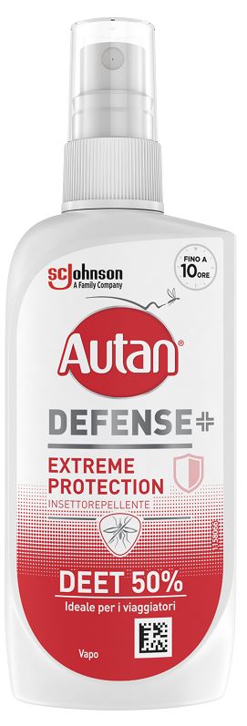 AUTAN DEFENSE EXTREME IDEALE PER I VIAGGIATORI DEET 50% 100ML