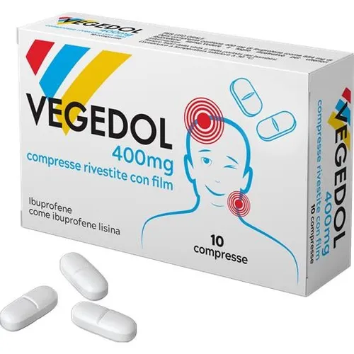 VEGEDOL*10COMPRESSE  RIVESTITE  400MG