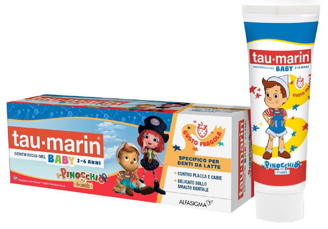 Tau marin Baby dentifricio 2-6 anni gusto fragola