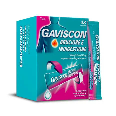 GAVISCON BRUCIORE E INDIGESTIONE 48 BUSTE