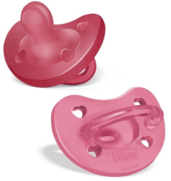 CHICCO GOMMOTTO SILICONE ROSA 16-36m 2 pezzi