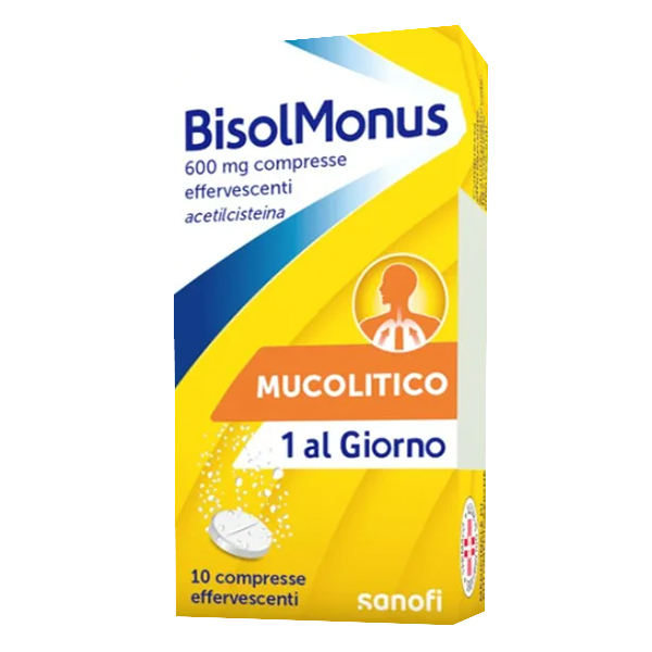 BISOLMONUS*10COMPRESSE EFFERVESCENTI 600MG