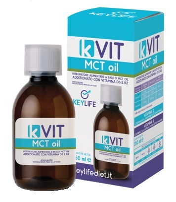 Keylife KVIT MCT oil integratore con vit.D3e K2 250ml