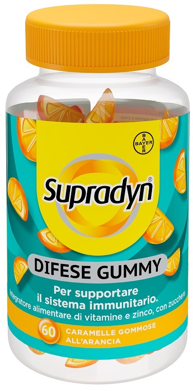 Bayer Supradyn Difese Gummy 60 caramelle gommose arancia