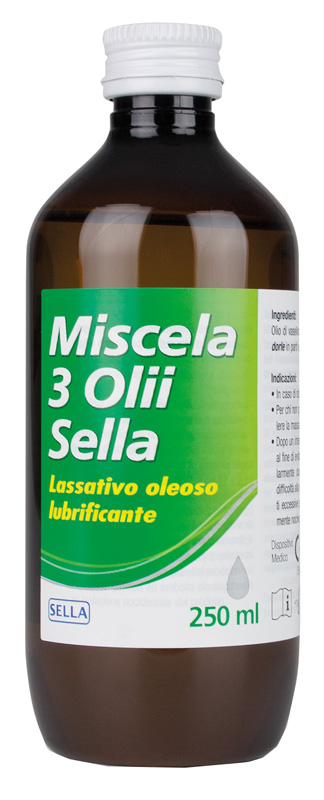 Sella Miscela 3 olii lassativo oleoso lubrificante