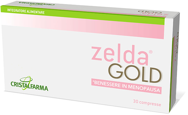 Cristalfarma Zelda Gold 30 compresse benessere menopausa