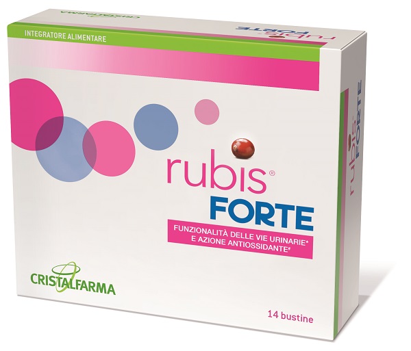 Cristalfarma Rubis Forte 14 bustine per funzionalita' vie urinarie