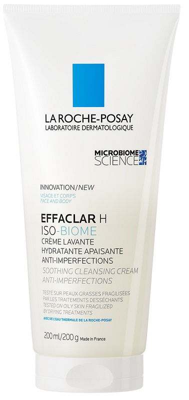 La Roche Posay EffaclarH Iso-Biome crema lavante viso e corpo 200ml