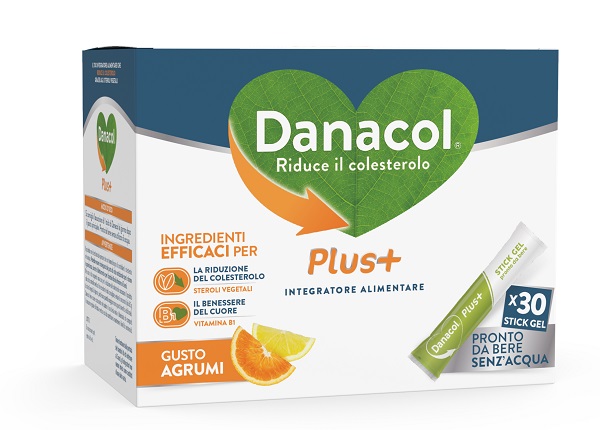 Danacol Plus+ 30 stick gusto agrumi