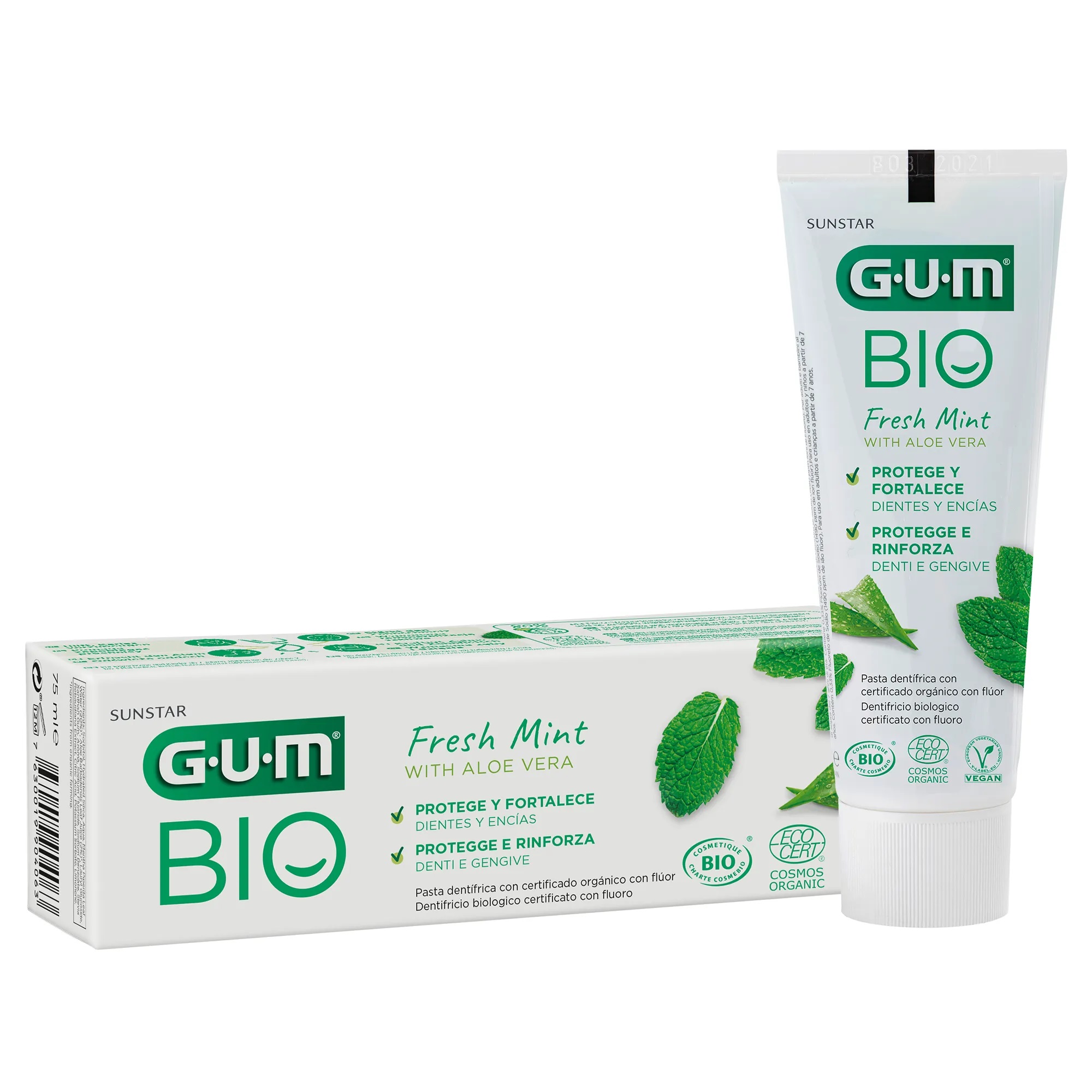 Gum Bio dentifricio biologico fresh mint 75ml
