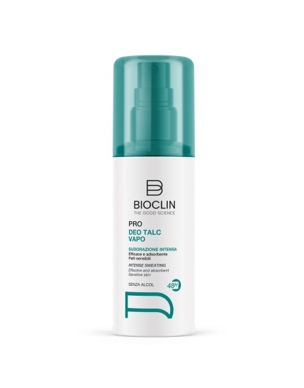 Bioclin Deo Pro Talc 48H vapo sudorazione intensa senza alcol con delicata profumazione 100ml