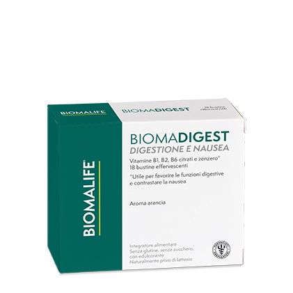 Biomadigest digestione e nausea 18 bustine aroma arancia