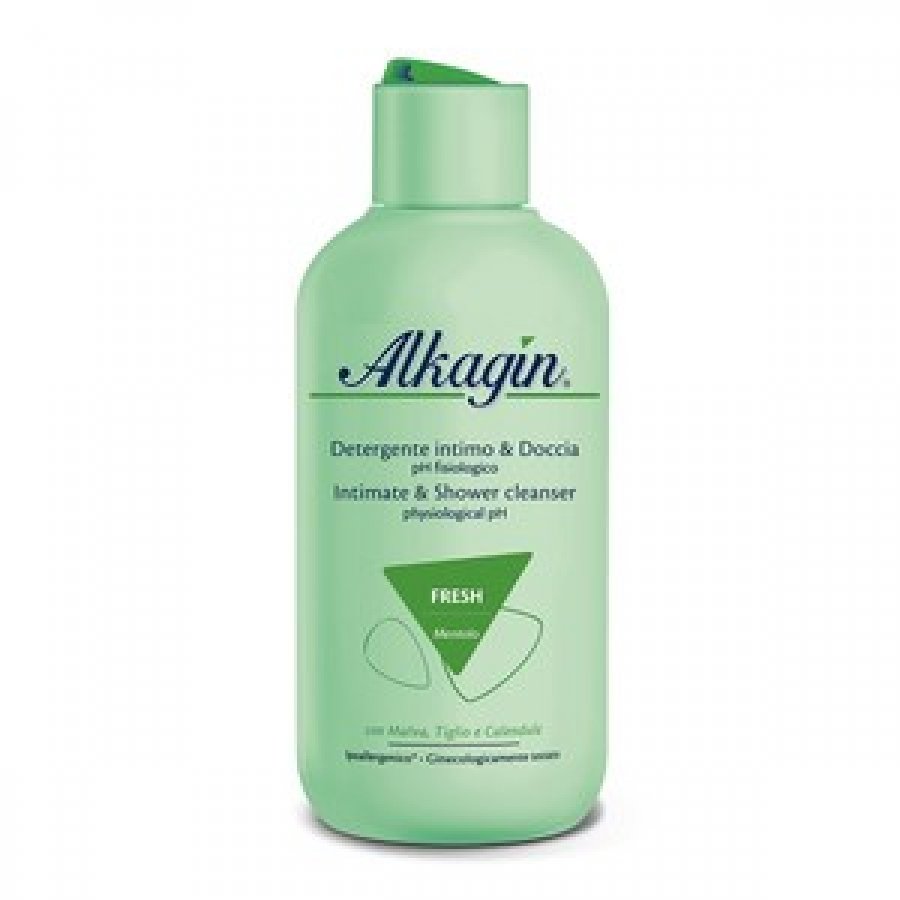 Alkagin Fresh detergente intimo & doccia con mentolo e aloe 250ml