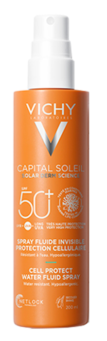 VICHY CAPITAL SOLEIL - CELL PROTECT FLUIDO ULTRA LEGGERO SPRAY SPF 50+ 200ML