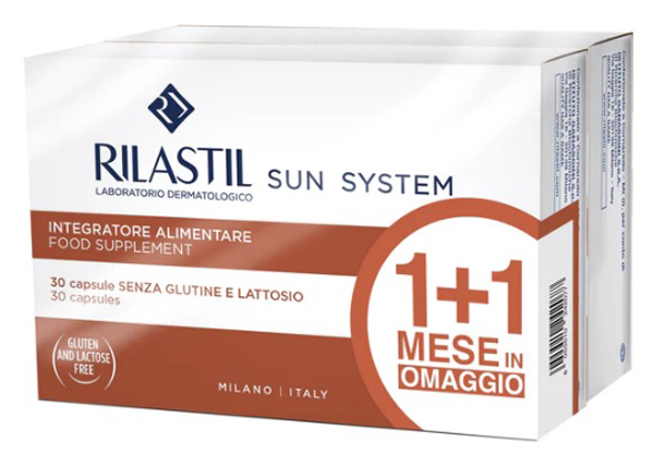 Rilastil Sun System Capsule 1+1 30 Capsule + 30 Capsule 2 mesi di trattamento