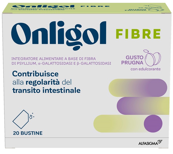 Onligol Fibre 20 bustine gusto prugna